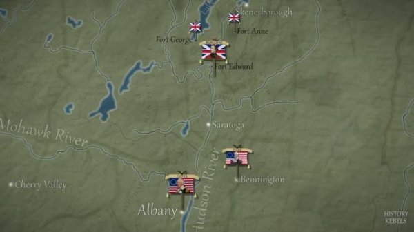 American Revolution: The Battle of Saratoga, 1777