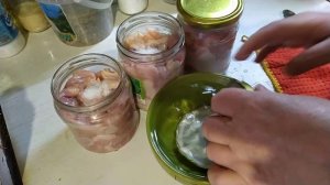 Тушëнка из курицы. Консервы в скороварке
