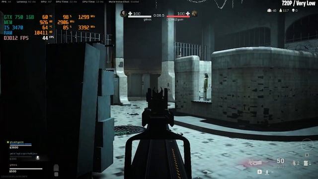 Call of Duty: Warzone (season 4) Gameplay on | GTX 750 1GB - i5 3470 | смотреть онлайн