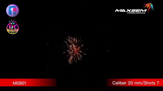 Фейерверк (салют) FLOWER 7 залпов M0801 Maxsem смотреть онлайн