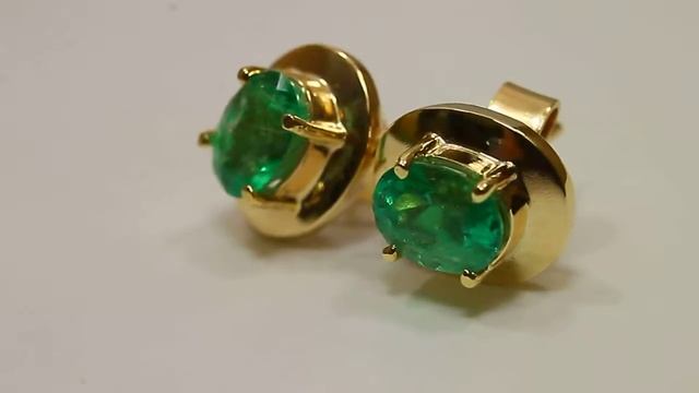 Zamrud Colombia Alam Emas Stud anting 2,80 karat смотреть онлайн