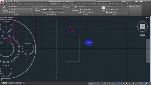 AutoCAD 2D, How to Draw Coupling, How to Use Dimension, AutoCAD Training смотреть онлайн