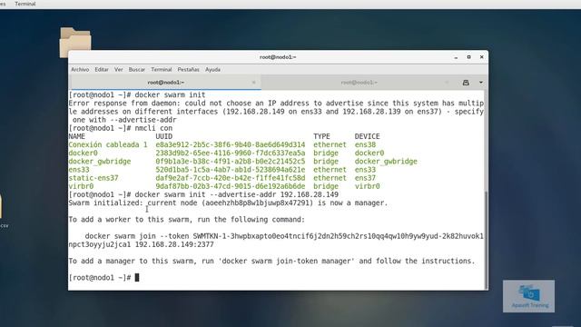 Cap 84- Crear un cluster de docker con swarm смотреть онлайн