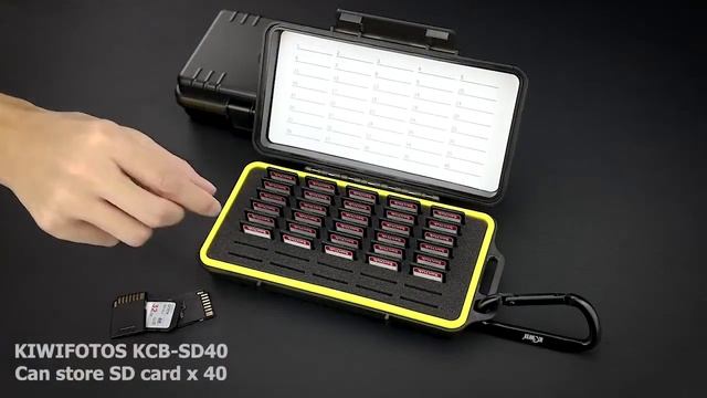 40 слотов водонепроницаемый футляр для карт памяти держатель ящик для хранения органайзер для SD смотреть онлайн