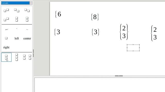 LibreOffice Calc: Brackets, Scalable brackets and Single brackets смотреть онлайн