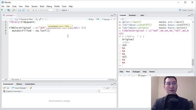 R Tidyverse Fill Missing Values смотреть онлайн