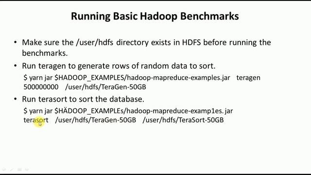 Running Basic Hadoop Benchmarks - Big Data Analytics Tutorial by Mahesh Huddar смотреть онлайн