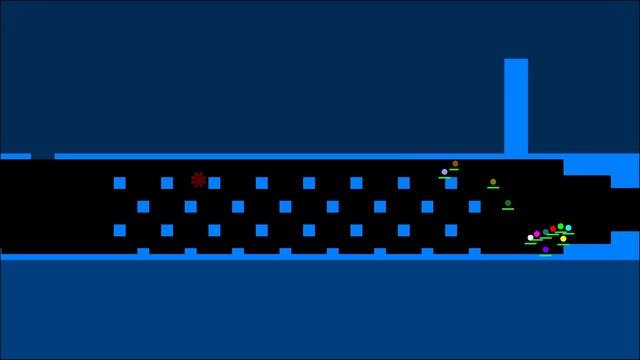 Escape from The Killer Monster - Survival Marble Race in Algodoo смотреть онлайн
