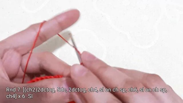 HOW TO MAKE A CROCHET POINSETTIA DOILY/COASTER