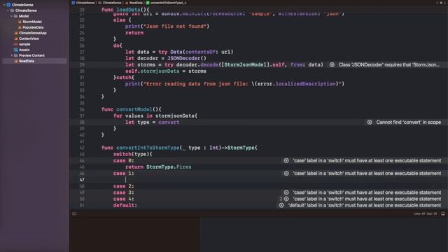 ClimateSense:Global Climate Change Tracker using MapKit in SwiftUI | Show Scrapped Data on Map-Part смотреть онлайн