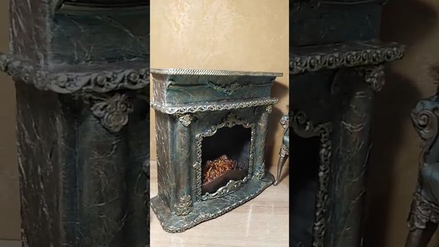 Диван-кушетка для кукол, каминная комната. смотреть онлайн