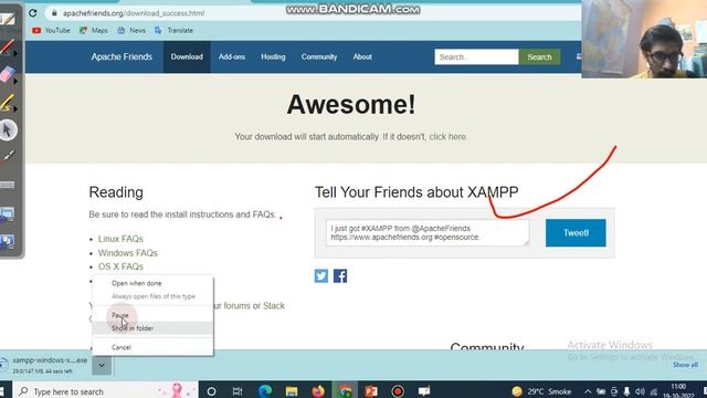Sql & Database Server || XAMPP download and installation step by step setup || localhost/phpmyadmi смотреть онлайн