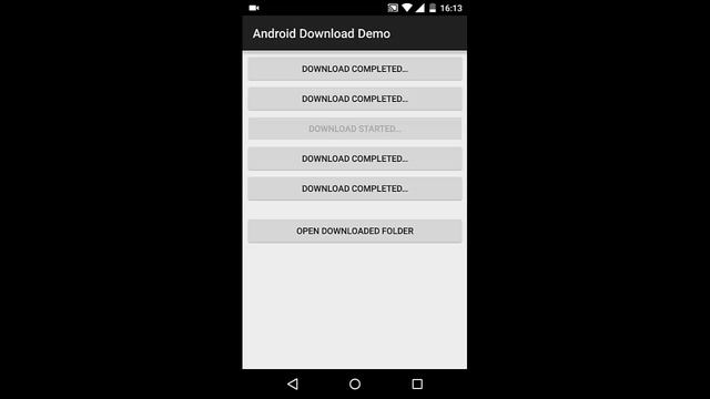 Android Download Files From Server Demo смотреть онлайн