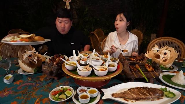 🇮🇩인도네시아 발리 여행! 스노쿨링과 각종 맛있는 먹방까지~ | 인도네시아, 발리, 로컬 맛집| 먹방!! - Mukbang Eating Show