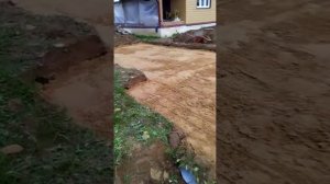 заезд и парковка из жб дорожных плит