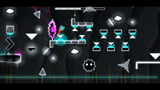 A legendary harder level | [2.0]"Shock" by Danolex(3 coins) | Geometry Dash 2.1 смотреть онлайн