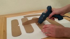 как сделать самолёт из картона