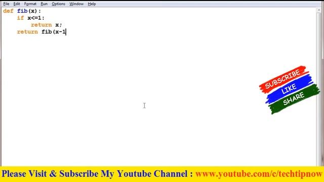 Program of Fibonacci Series Using Recursion In Python |Fibonacci Series Recursion and Memorization смотреть онлайн
