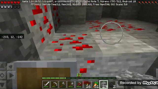 Майнкрафт большое выживание. Часть 8. В расщелену за золотом!!! смотреть онлайн