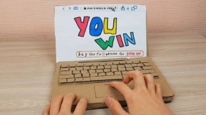 Working Cardboard MacBook - Stop Motion Apple Laptop
