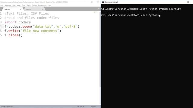 #1.6 Learn Python: Read and Write Text Files and CSV Files (File I/O) смотреть онлайн