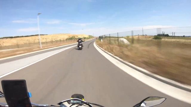Tracking a Transalp Supermoto #supermotostyle смотреть онлайн