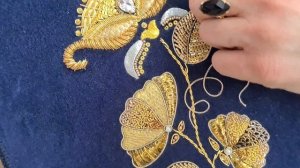 Как вышивать канителью? Где обучиться золотному шитью?