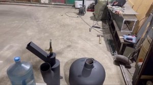 Мини ПЕЧЬ на отработке?