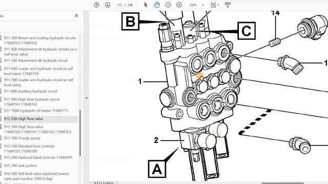 Volvo MC70 Parts Manual PDF смотреть онлайн