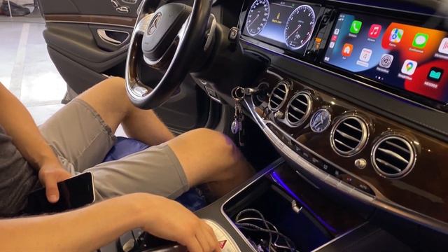CARPLAY на Mercedes W222