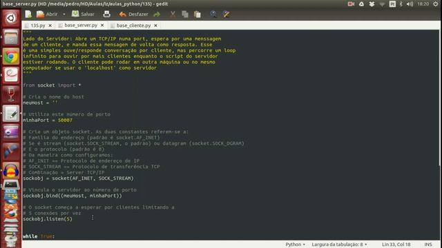 Aulas Python - 135 - Programação para Internet I: Introdução Sockets смотреть онлайн