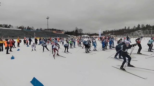 24 декабря 2022 года в Демино всероссийские массовые соревнования "ЛЫЖНЯ РОССИИ 2022". смотреть онлайн