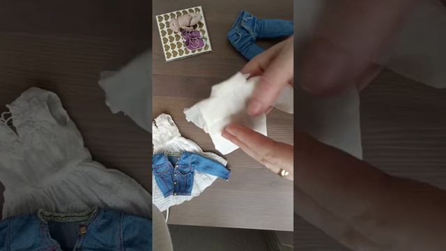 Handmade bjd clothes by me. Doll jeans and dress for 1/6 fashion doll смотреть онлайн