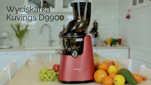 Wyciskarka do soków Kuvings D9900 - innowacja roku 2018. Szeroki wlot 8,2cm, silnik 240W. Nowość смотреть онлайн