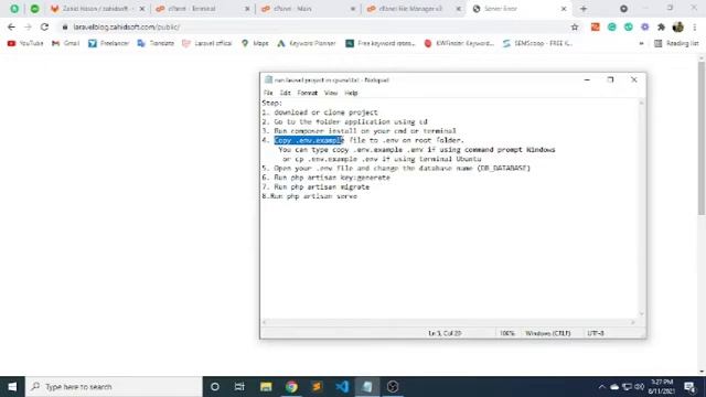 Run Laravel project after downloading from GitHub/GitLab in Cpanel || run GitLab project on Cpanel смотреть онлайн