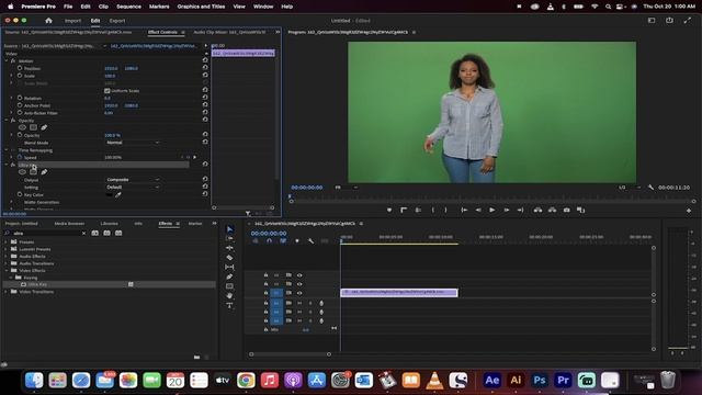 How To Green Screen Video - Adobe Premiere 2023 - 60 Seconds смотреть онлайн