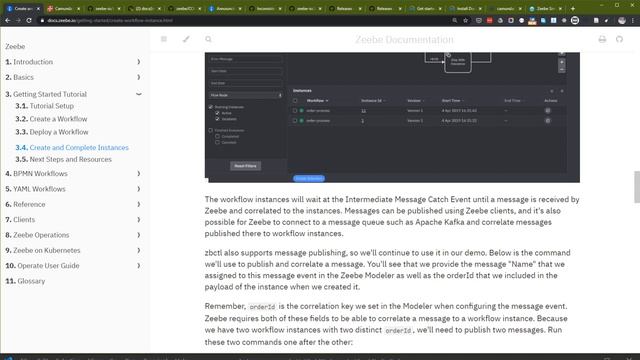 Zeebe Tutorial part 6: Create & Complete Workflow Instances | Honest Tutorials смотреть онлайн