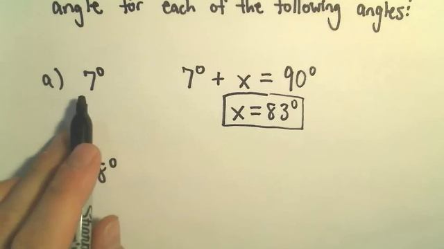 Complementary and Supplementary Angles - Example 1 смотреть онлайн