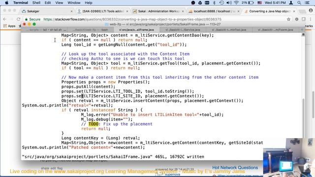 Coding in @sakaiproject Live During July - #SakaiJuly 11 / 2 смотреть онлайн