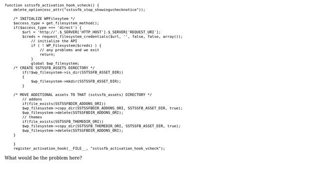 Wordpress: Error Copying Directory On Plugin Activation смотреть онлайн