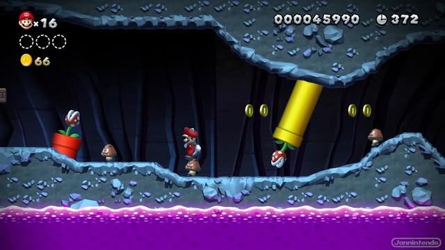 New Super Mario Bros. U But The Floor Is Lava + The Floor Is Poison - Walkthrough (World 1) смотреть онлайн