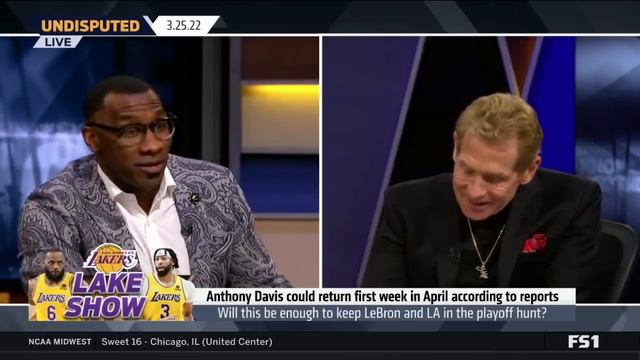 UNDISPUTED | "Lakers will make playoff" - Shannon react Anthony Davis could return 1st week in Apri смотреть онлайн