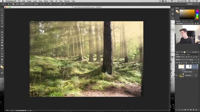 How to Create Light Rays in Photoshop смотреть онлайн