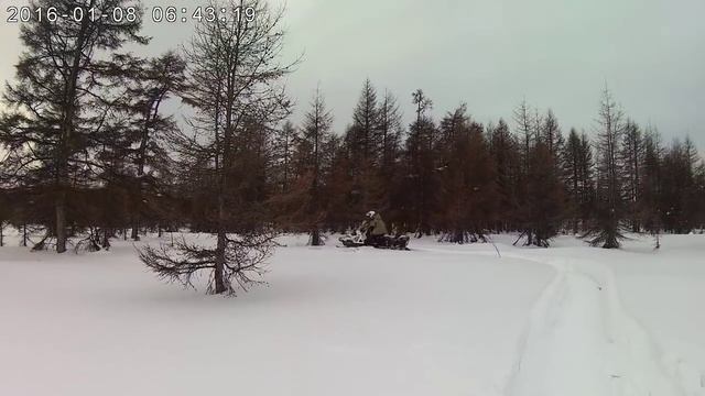 стелс 800 в по глубокому снегу смотреть онлайн