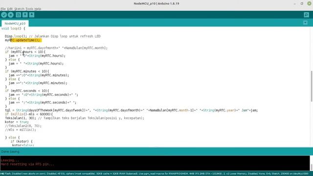 Cara Membuat & merakit Running Text P10 (1 meter / 1m) dgn NODEMCU ESP8266 - Led berjalan arduino смотреть онлайн
