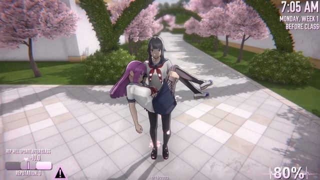 Will Kokoro Spy on Gema Alone | Yandere Simulator Myths | ApplePie | смотреть онлайн
