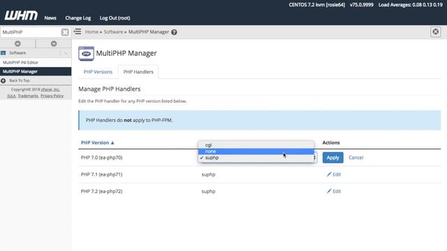 WHM Tutorials - MultiPHP Manager смотреть онлайн