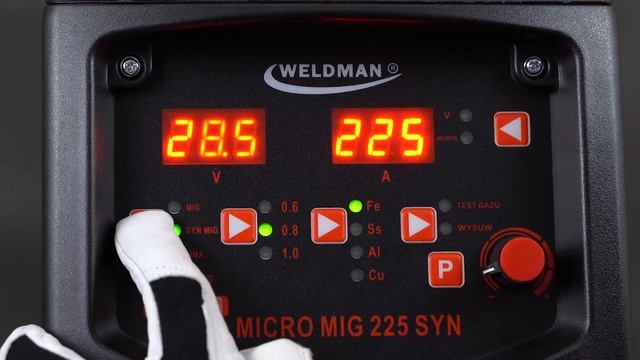 WELDMAN MICRO MIG 225 PREZENTACJA смотреть онлайн