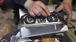 Mitsubishi Lancer 9 установка android магнитолы и перенос климата