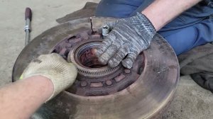 КАК снимали ступицу на прицепе